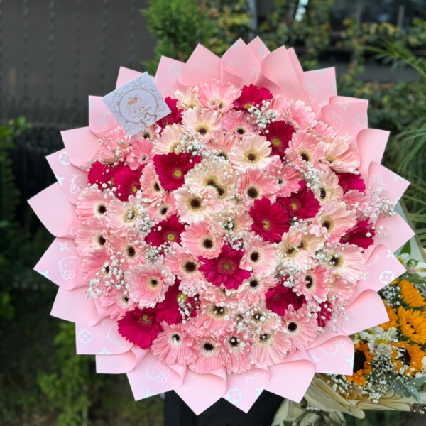 Bellisimo fiori: arreglo floral con gerberas — Wallflower Guatemala